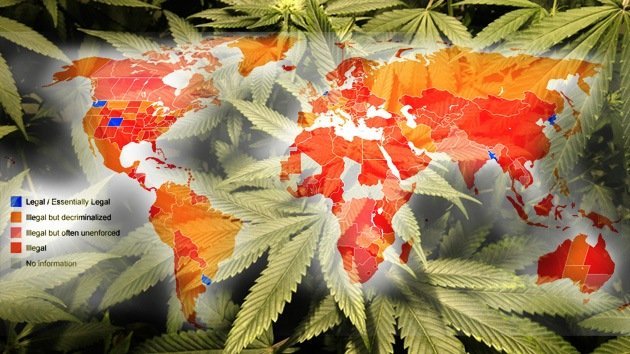 El mapamundi de la marihuana: el cannabis 'va sembrando' leyes… y fiestas
