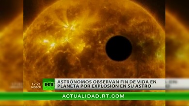 Astrónomos observan Fin de vida