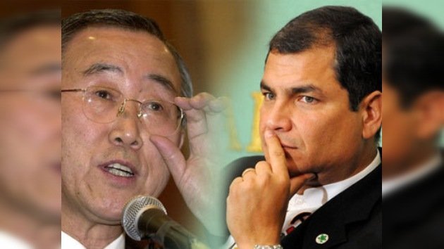 La ONU se une a las expresiones de apoyo al Gobierno de Ecuador