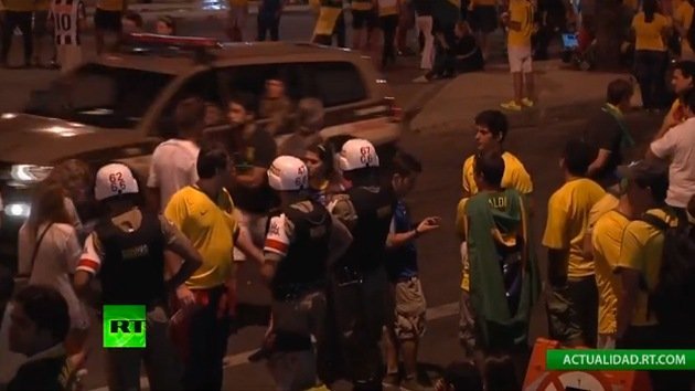 Fotos: Las calles de Brasil tras el partido de su selección contra Alemania
