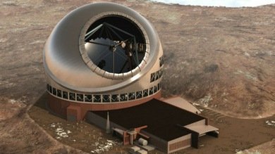 Construyen el mayor telescopio del mundo en un volcán hawaiano