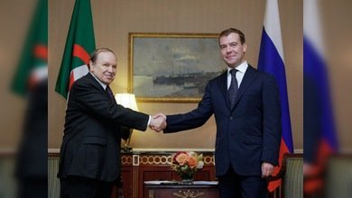 La economía encabeza la agenda del presidente Médvédev en Argelia