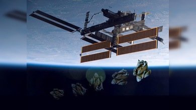 Órbita de la EEI alterada para evitar choque con basura cósmica