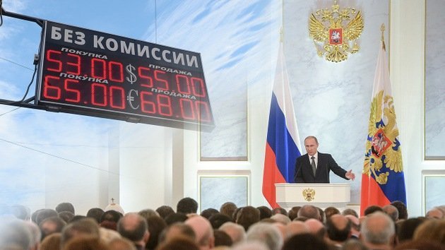 "Rusia acabará con los especuladores del rublo"