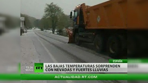 La nieve de mayo sorprende a los españoles