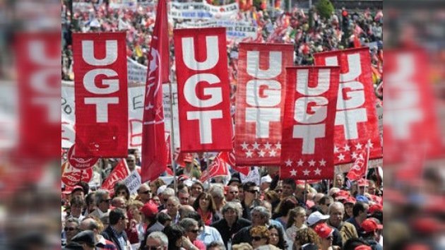 Los españoles salen a la calle para reclamar “trabajo, dignidad y derechos”