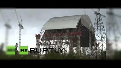 Finaliza la primera etapa de construcción del nuevo sarcófago de Chernóbyl