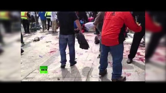 FUERTES IMÁGENES: Los primeros minutos después de la explosión en Boston