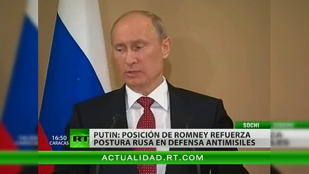 Putin: Rusia debe tomar en cuenta la actitud hostil de Mitt Romney