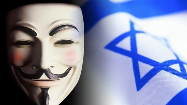 Al menos 600.000 israelíes caen víctimas de Anonymous