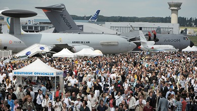 Alarma en el salón aeronáutico francés de Le Bourget