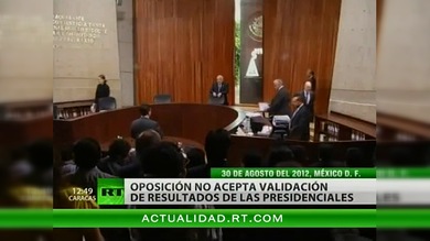 La oposición mexicana no acepta la validación de resultados de las presidenciales 