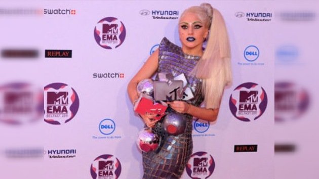 Lady Gaga se consagra como la reina del pop en los premios MTV Europa