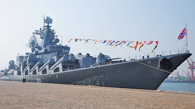 Las Armadas rusa y china se ejercitan contra 'piratas' que dispongan de portaaviones