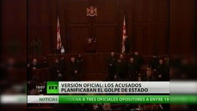 Sentenciados tres oficiales por el intento del golpe de Estado en Georgia