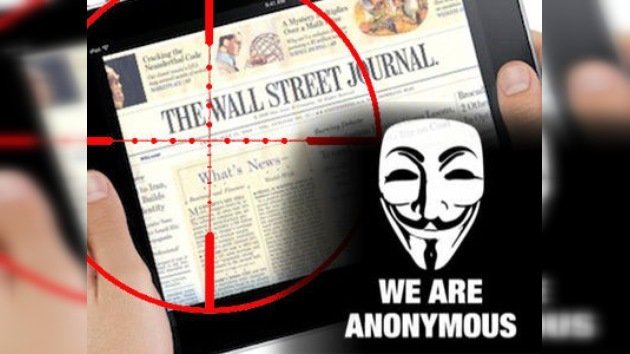 Anonymous lanza una advertencia al 'Wall Street Journal' por compararlos con Al Qaeda 