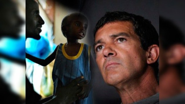 Antonio Banderas exhorta a combatir la hambruna en África