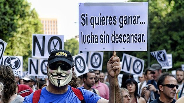 FOTOS: Los parados se mueven en Madrid