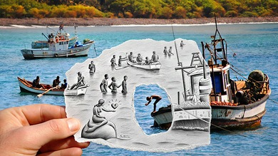 Pincel frente a cámara: la realidad aumentada con un lápiz