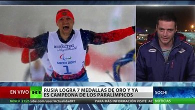 Rusia logra 7 oros más y ya lidera el medallero de los Juegos Paralímpicos de Sochi