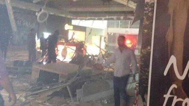 Foto: Fuerte explosión en un centro comercial de la capital de Jordania
