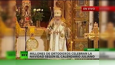 La Iglesia Ortodoxa Rusa celebra la Navidad