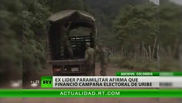 Las Autodefensas Unidas de Colombia afirman que apoyaron a Álvaro Uribe en su campaña electoral de 2006