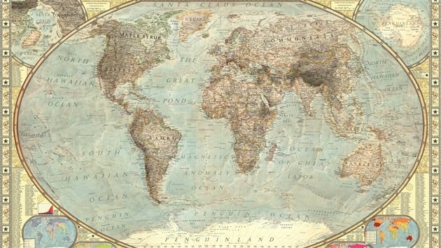 Un mapamundi muestra los estereotipos occidentales sobre los distintos países