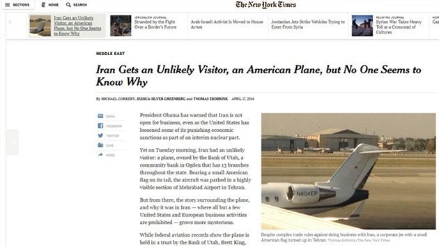 Irán aclara el misterio del avión estadounidense en el aeropuerto de Teherán