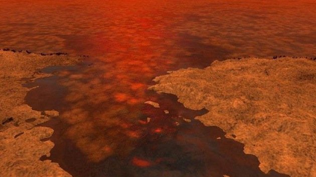 La NASA halla hielo flotante en mares y lagos de Titán