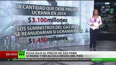 Rusia puede rebajar el precio del gas a Ucrania