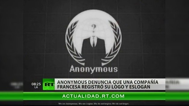Anonymous presenta batalla a una empresa que patentó su logo