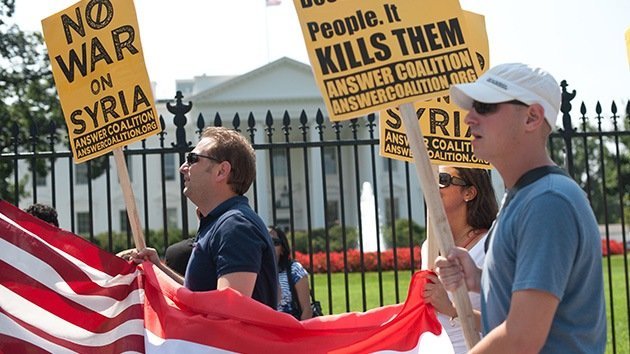 El pueblo de EE.UU.: "No queremos guerra en Siria"