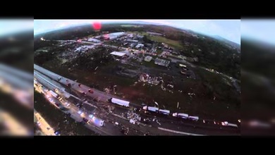 Imágenes aéreas de la intensa tormenta mortal en EE.UU.