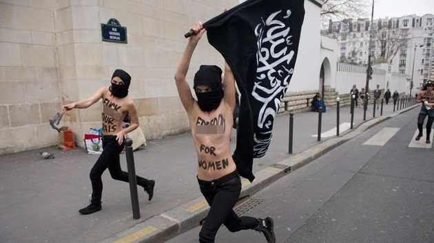 Fotos: Femen celebra una ‘yihad topless’ mundial contra el islam