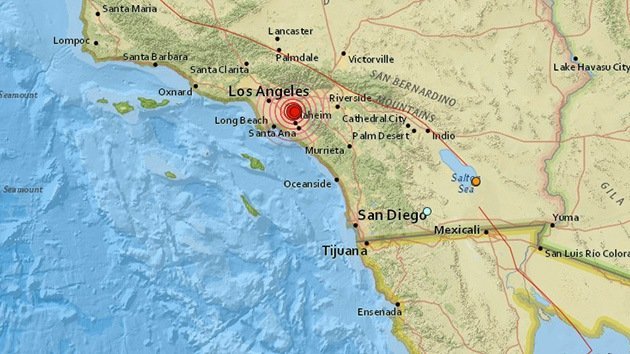 Un sismo de magnitud 5,3 sacude Los Ángeles