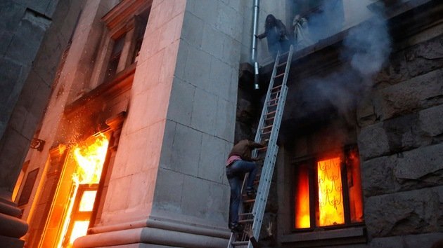 Según un experto en emergencias, "el humo no causó las muertes en Odesa"