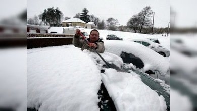 El invierno vuelve al Reino Unido en plena primavera