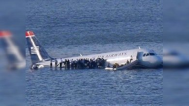 Sacan a subasta el avión del 'milagro del Hudson'