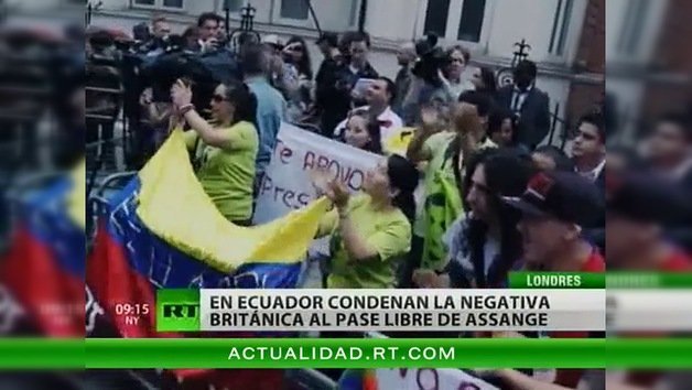 Ecuador podría apelar a la Corte Penal Internacional si el Reino Unido no permite a Assange salir del país