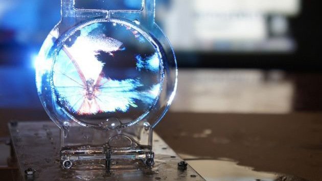 VIDEO: Los científicos logran crear una pantalla en 3D a partir de burbujas de jabón