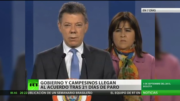 Gobierno y campesinos colombianos llegan a un acuerdo tras 21 días de ...