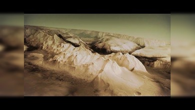 Los científicos crean un vídeo que permite 'sobrevolar' la superficie de Marte