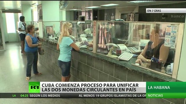 Cuba inicia el proceso para unificar las dos monedas circulantes en el país