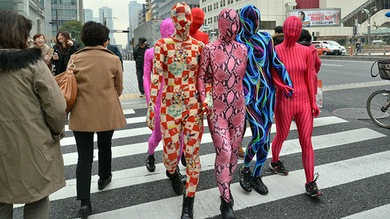 Zentai, la extraña moda que viene de Japón