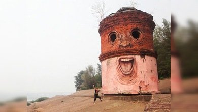 Paredes vivientes: un pintor ruso usa los edificios como lienzo