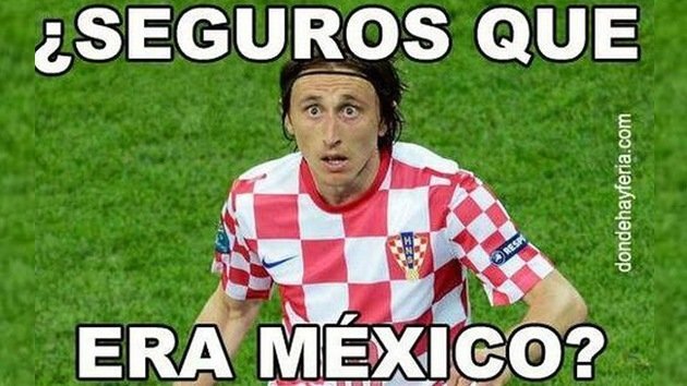 Los memes mexicanos que explican la esencia del partido contra Croacia