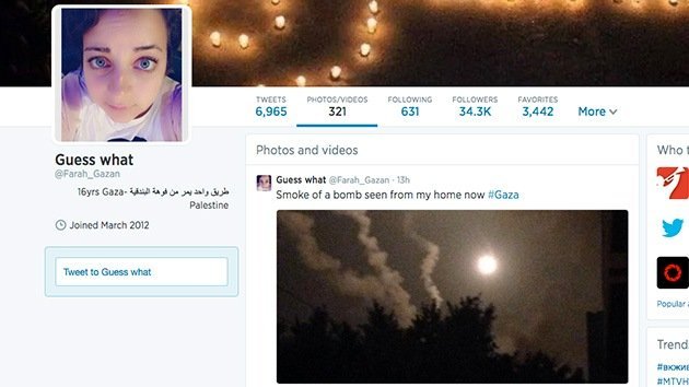Niña palestina denuncia ataques en Twitter: "He sobrevivido a tres guerras y ya basta"