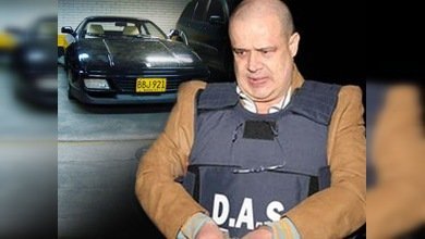 La Policía colombiana patrulla en Ferrari