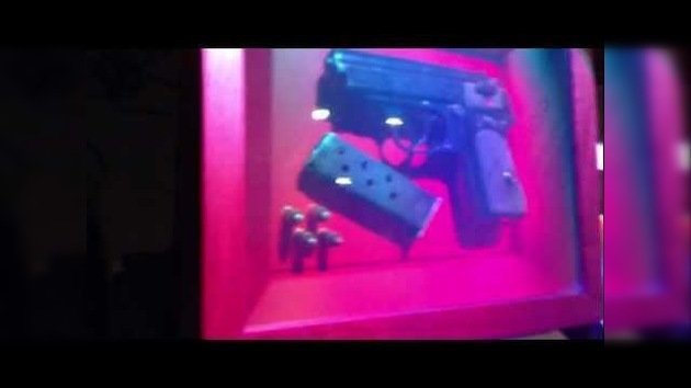 Asombroso holograma 3D de una pistola
